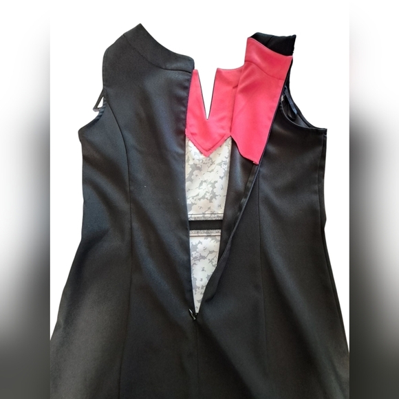 Emma & Michele Black and White Sheath Midi Dress Size Large - Picture 7 of 9